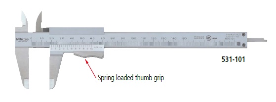 Vernier Caliper SERIES 531 — with Thumb Grip